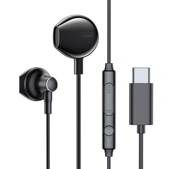 Joyroom JR-EC03 Earbuds Handsfree με Βύσμα USB-C Μαύρο ΑΚΟΥΣΤΙΚΑ