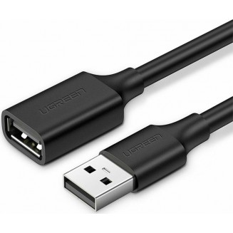 Ugreen cable adapter USB (female) - USB (male) 1m black (10314)