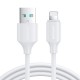 Joyroom Long-Lasting Series A9 USB-A / Lightning 2.4A cable 1m - white ACCESORIES