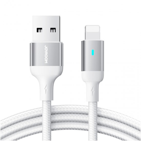 Joyroom S-UL012A10 Braided USB-A to Lightning Cable Λευκό 2m ACCESORIES
