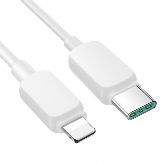Joyroom Multi-Color Series A14 USB-C / Lightning 20W cable 1.2 m - white ACCESORIES