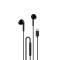 Dudao X3C In-ear Handsfree Ακουστικά με Βύσμα USB-C Μαύρο