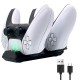 PS5 controller charging double dock charge P201 white ACCESORIES