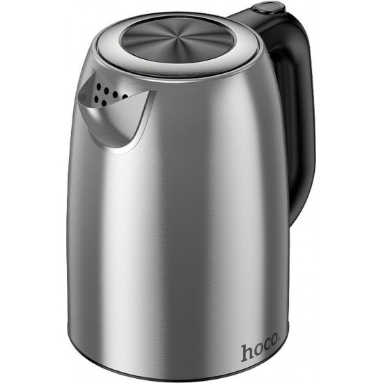 HOCO stainless steel electric kettle 1,7L HE12 stainless steel ACCESORIES