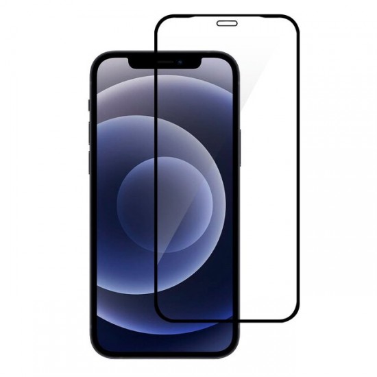 Tempered Glass 3D Full Cover & Full Glue για iPhone 12 Pro Max - Μαύρο ΠΡΟΣΤΑΣΙΕΣ ΟΘΟΝΗΣ 