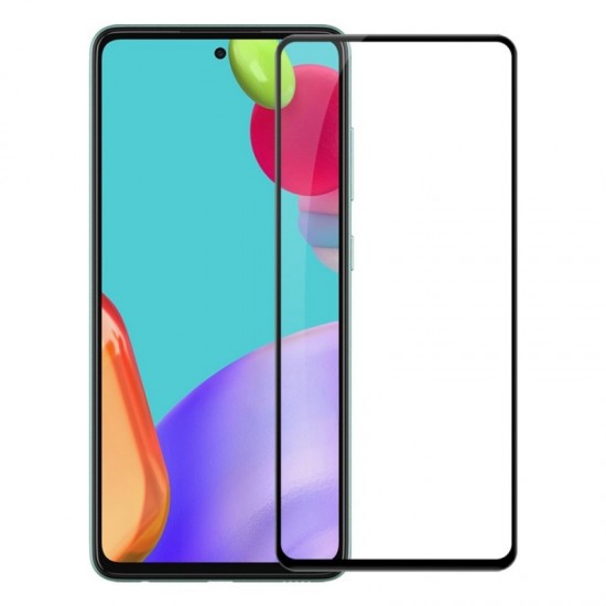 Tempered Glass 3D  Full Cover & Full Glue για Samsung Galaxy A03s - Μαύρο 