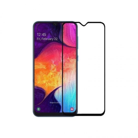 Tempered Glass 3D  Full Cover & Full Glue για Samsung Galaxy A71 - Μαύρο 