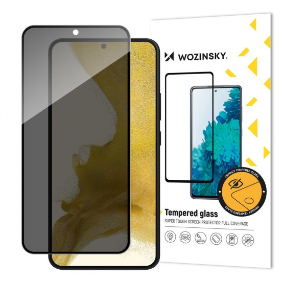 Wozinsky Privacy Tempered Glass Μαύρο (Galaxy S22+ 5G)