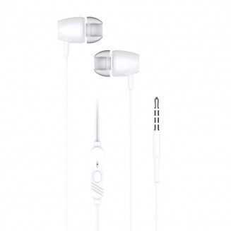 Wire earbuds Jack 3,5 mm Blue Star PA-E67 1,2 m white