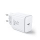 Joyroom Φορτιστής με Θύρα USB-C και Καλώδιο Lightning 20W Power Delivery Λευκός (JR-TCF06) ACCESORIES