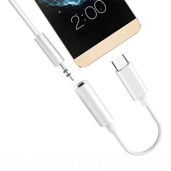 USB-C male - 3.5mm female white ACCESORIES