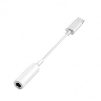 USB-C male - 3.5mm female white