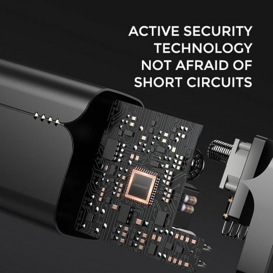 Joyroom Φορτιστής Χωρίς Καλώδιο με Θύρα USB-A και Θύρα USB-C 18W Quick Charge 3.0 / Power Delivery Μαύρος (L-QP182) ΦΟΡΤΙΣΤΕΣ