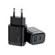 Joyroom Φορτιστής Χωρίς Καλώδιο με Θύρα USB-A και Θύρα USB-C 18W Quick Charge 3.0 / Power Delivery Μαύρος (L-QP182) ΦΟΡΤΙΣΤΕΣ