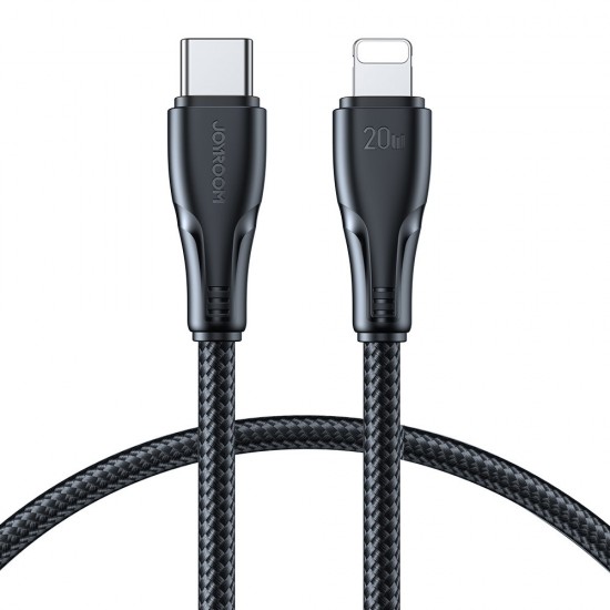 Joyroom S-CL020A11 Braided USB-C to Lightning Cable 20W Μαύρο 1.2m 