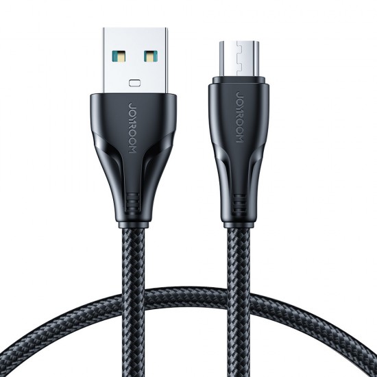 Joyroom S-UM018A11 Braided USB 2.0 to micro USB Cable Μαύρο 1.2m ΚΑΛΩΔΙΑ