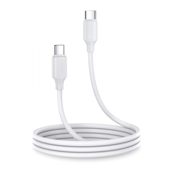 Joyroom S-CC060A9 USB 2.0 Cable USB-C male - USB-C male Λευκό 1m ΚΑΛΩΔΙΑ